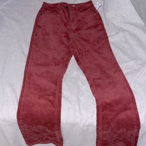 Burgundy Corduroys